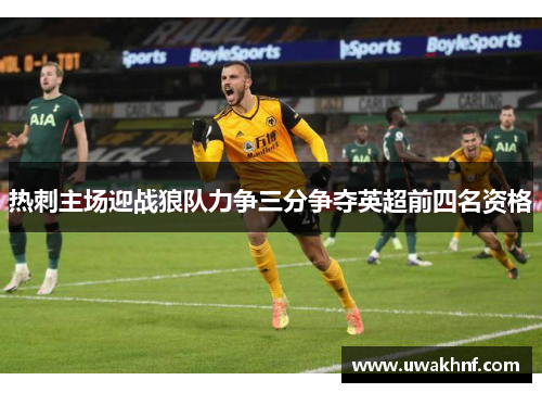 热刺主场迎战狼队力争三分争夺英超前四名资格